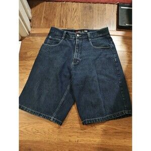 VTG Southpole Blue Denim Jean Shorts Mens Size 34 Y2K Hip Hop Baggy Bermuda